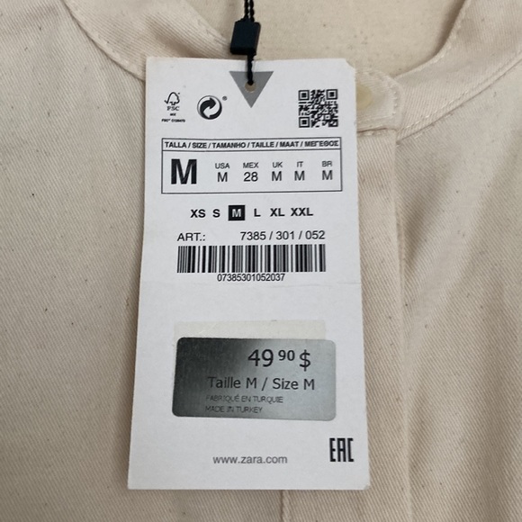 Zara darted dress mini dress with pockets - Picture 6 of 8